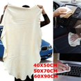 thumbnail image 2 of New Large Natural Chamois Leather Car Cleaning Cloth Absorbent Drying Towel, 2 of 9