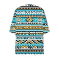 thumbnail image 5 of HOMBOM Womens Lightweight Kimono 3/4 Sleeve Cardigan Beach Dusters Hawaiian Print Soft Cover Ups for Young Women Daily Wear, 5 of 5