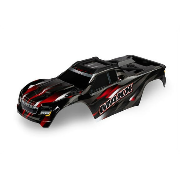 Traxxas 8918R Body, Maxx, Red (Painted, Decals Applied): Maxx 352mm Wheelbase
