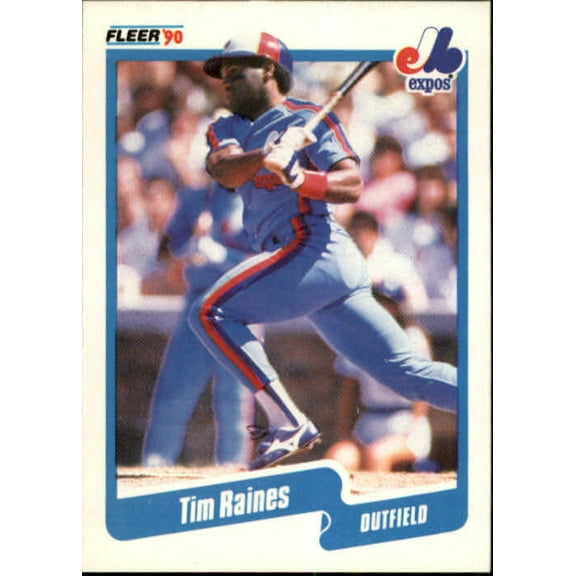 1990 Tim Raines Fleer Baseball Card #359