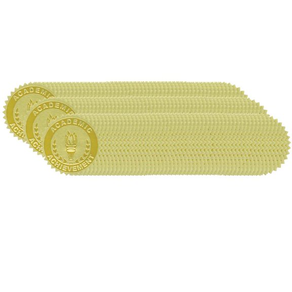 Hayes Publishing Gold Foil Embossed, Academic Achievement, Certificate Seals, 54 Per Pack, 3 Packs