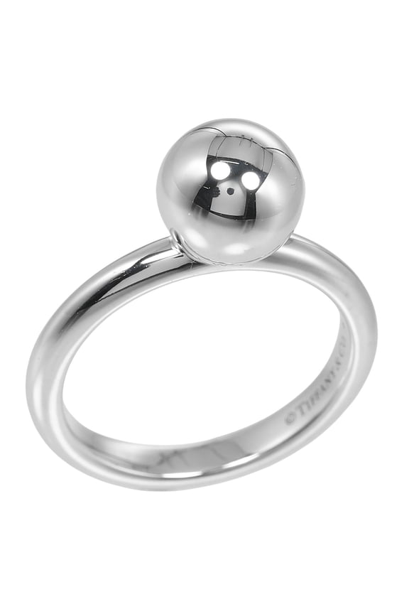 Pre-Owned Tiffany Ring Hardware Ball Size 7.5 Silver 925 Approx. 2.7g TIFFANY & Co. (Good)