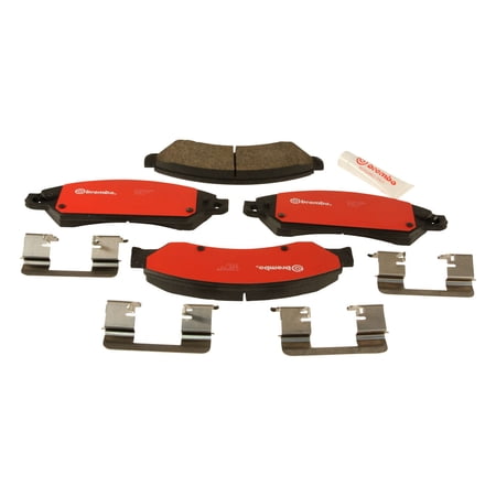 Brembo NAO Ceramic OE Equivalent Brake Pad Set  w/ Shims