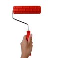 thumbnail image 2 of Rongfmy Various Embossed Pattern Painting Roller With Plastic Handle Brush Tool 7" D D, 2 of 9