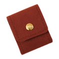 thumbnail image 2 of 3 mini estuches de viaje para joyas, bolsa para joyas con botón a presión, bolsa pequeña para joyas, caja para anillos Marrón, 2 of 7