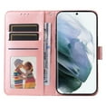 thumbnail image 3 of SaniMore Galaxy S23 FE 5G Wallet Case, [Flower Embossed] Premium PU Leather Flip Protective Case with Card Holder & Stand Cover for Samsung Galaxy S23 FE 6.4" 2023, Rosegold, 3 of 11