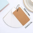 thumbnail image 3 of Pack Of 50 Sheets Notecards 3.5x2Inch Small Study Card Unlined Note Card with Binder Rings for Office School Studying, 3 of 8