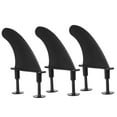 thumbnail image 1 of 3pcs Soft Surfboard Fins with Screws 4.5 Inch Surf Fins for Soft Surfboard Longboard Surfing Accessories, 1 of 7