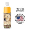 thumbnail image 4 of Carolines Treasures SC9049MUK Labrador Faux Burlap and Pine cones Ultra Hugger for slim cans Slim Can multicolor, 4 of 6