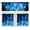Blue Rose Butterfly, variant on Sunflower Horse Kitchen Curtains Over Sink Rod Pocket Curtain Drapes for Bathroom 3 Piece Set Swag Valances and Tier Set for Bedroom Cafe