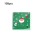 thumbnail image 5 of Yuarrent Paquete de 100 Bolsas de regalos de Navidad Festival de Navidad Fiesta Boda Cumpleaños Dulces Galletas Pastel Bolsa de almacenamiento Bolsas de Kits de decoración para fiestas Papá Noel Yuarrent HA067633-03, 5 of 6