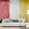 thumbnail image 4 of Beau Rideau de Franges en Papier d'Aluminium, Décoration Parfaite pour la Célébration, Rideaux de Chaîne de Mur, Large Application avec Mariage Mariage Douche Fête d'Anniversaire Décor de Scène, 4 of 8