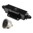 thumbnail image 1 of T-6061 Aluminum Inline AN6 Filter , Black Easy to Install Universal, 1 of 5
