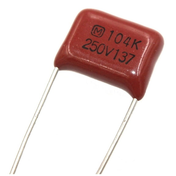 0.1uF ±10%, 250VDC Panasonic, Metallized Polyester Film Capacitor