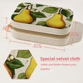 thumbnail image 5 of Thanksgiving Pear Velvet Portable Necklace Holder with Removable Compartment - Earring Organizer and Bracelet Holder Gift, 5 of 7