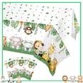 thumbnail image 5 of Decoraciones para fiestas de cumpleaños con animales de la jungla Wild One Woodland Safari Platos de papel Vasos Servilletas Globos Suministros para baby shower para niños, 5 of 5