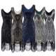 thumbnail image 5 of Vestido de noche con borlas y lentejuelas hechas a mano para mujer, 5 of 6