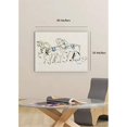 thumbnail image 4 of Amrita Sen Quatre Chevaux Toile Mate, 24" x 36", Multicolore, 4 of 5