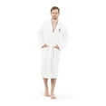 thumbnail image 4 of Authentic Hotel and Spa Authentic Hotel & Spa Unisex Turkish Cotton Terry Bath Robe with Snowman S/M, 4 of 5
