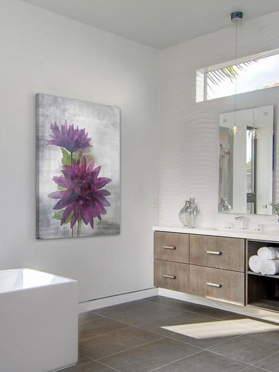 "Watercolor Garden 5" Painting Print on Wrapped Canvas
