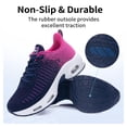 thumbnail image 5 of JOYFON Women Running Shoes Tennis Athletic Sneakers Cushioned Non Slip Lightweight Walking Shoes RoseBlue Size 9, 5 of 6