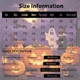 thumbnail image 3 of JULMCOMO Halloween Pajamas for Women Set Witch Print Collared Button Comfy Pjs Sets Cute Printed Party Holiday Sleepwear Dark Gray 2XL, 3 of 5
