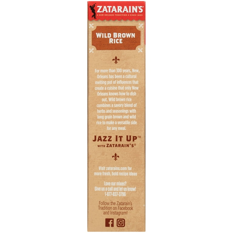 Zatarain's Salsa Verde Brown Rice With Red Beans, 5.7 oz