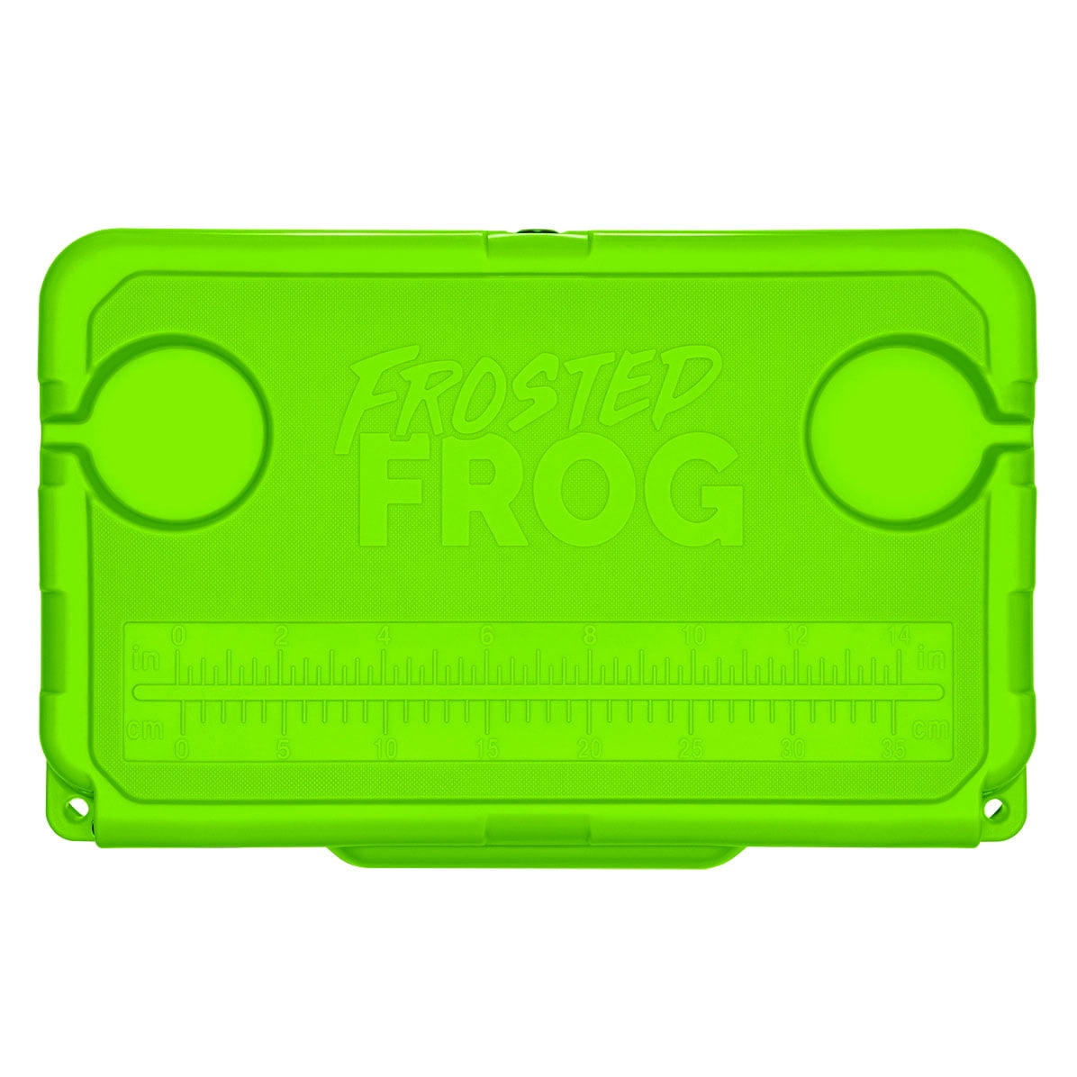USA Made Frosted Frog Original Green 20 Quart Ice Chest Heavy Duty High Performance Roto-Molded Cooler