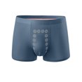 thumbnail image 3 of QATAINLAV Men's Energetic Massage Magnetic Underwear Magnetic Energy Field Vitality Underwear Comfortable Breathable Plus Size Boxer Briefs Blue XXL Birthday Gifts, 3 of 6