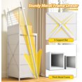 thumbnail image 6 of XgoodX  Vertical Dresser for Bedroom 6-Drawer LED Dressers & Chest of Drawers Sturdy Bedroom Dressers with Grid for Living Room, Closet, Entryway,Dorm,White, 6 of 9