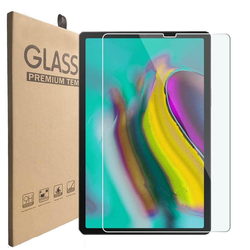 2 Pack amFilm Real Tempered Glass Screen Protector for Samsung Galaxy Tab S5e 
