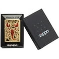 thumbnail image 4 of Zippo Lighter- Animals Outdoors Nature Windproof Lighter (Scorpion Brass #29096), 4 of 7