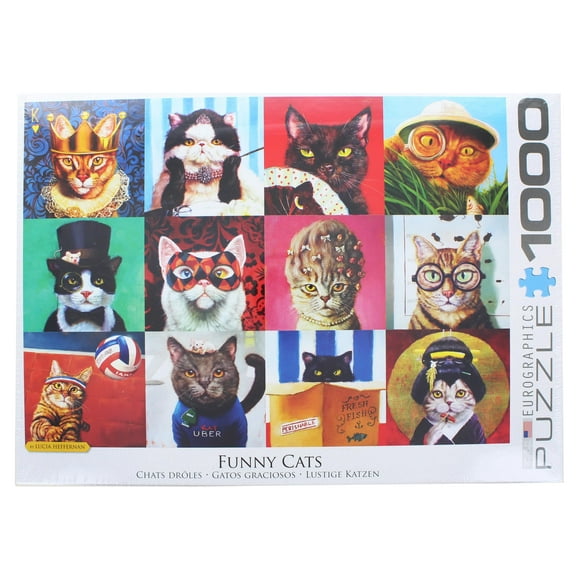 Fancy Cats Kittens At Play 750 Piece Jigsaw Puzzle