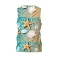 thumbnail image 2 of Rocae Starfish And Seashell for Men's Basketball Jersey Lightweight and Breathable Athletic Tank Top,Quick-Drying Sports Jersey XX-Large, 2 of 9