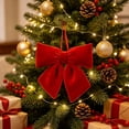 thumbnail image 2 of 2026 Christmas Indoor Home Decor Red Christmas Bow Ornament Suitable For Christmas Trees Wreaths Door Wall Decorations And Festive Home Party Styling, 2 of 5