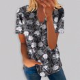 thumbnail image 1 of Mode Décontractée pour Femmes Chemises Imprimées Manches Courtes Tee-Shirts Amples Tunique Blouse Hauts pour Femmes Hauts Manches Courtes pour Femmes Imprimé Floral Hauts pour Femmes, 1 of 5