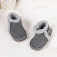thumbnail image 2 of Bonario Baby Girls Boys Snow Warm Boots Infant Winter Booties Newborn Slip On Shoes for 3-18 Months, 2 of 6