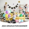 thumbnail image 4 of DRAFIDEEP Graduation Banner Black Felt Cloth Festive Atmosphere Square Triangle Simple Structure 18.0X13.0X0.2In 1Pack, 4 of 6