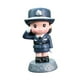 thumbnail image 2 of Figura de policía, estatua de resina, minifigura decorativa, adorno creativo para tarta. Estatua de niña, 2 of 9