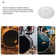 thumbnail image 3 of FONWILYO Cymbal Muffler Cymbal Alloy Silver 1Pack Drummer Accessory for Practice, 3 of 6