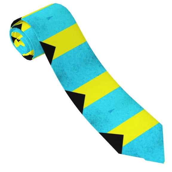 Men'S Bahamas Flag Fashion Business Wedding Neckties Ties
