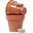 thumbnail image 4 of DecoPots - Self Watering Planter - 9.2 Inch - Indoor Outdoor with Bottom Watering and Water Level Indicator 9.2", Terracote, 4 of 9