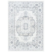 SAFAVIEH Layla Brenton Oriental Area Rug, Ivory Grey/Charcoal, 8' x 10'