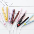 thumbnail image 4 of Rizador de pelo, plancha para el pelo, mini plancha eléctrica para estudiantes, para mujer, pequeña, para flequillo recto, de doble propósito, para rizar el cabello, 4 of 6