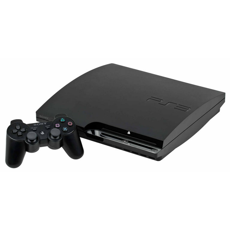 Restored Sony PlayStation 3 Slim 320 GB Charcoal Black Console (Refurbished) -