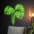 thumbnail image 3 of Handmadetneonsign Monstera Leaf Neon Light, Tropical Leaf Led Light, Green Leaf Neon Sign, Eco Leaf Led Sign, Green Plant, Wall Décor, 3 of 5