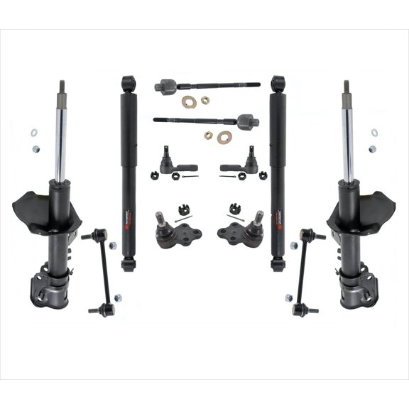 Fits for 96-01 Nissan Pathfinder Front Struts & Rear Shocks Chassis Parts 12P kt