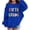 Blue, variant on KAUOD Back to School Sweatshirt Girls Boys FIFTH GRADE Oversized Drop Shoulder Pullover Top 2026 First Day of School Preppy Clothes