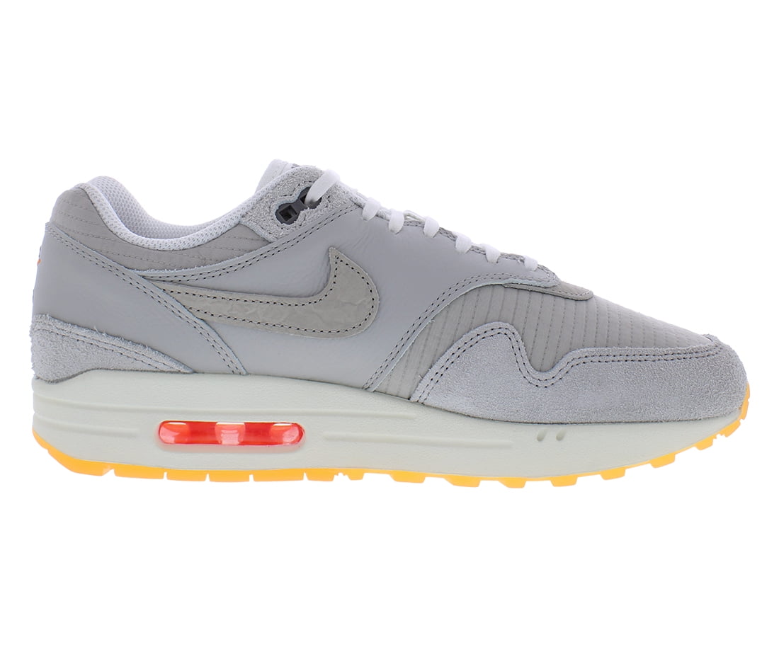 Nike Air Max 1 PRM Mens Shoes Size 8.5, Color: Grey/White