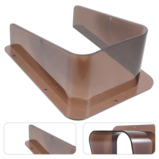 Raindrops Light Brown Plastic Outdoor Doorbell Rainproof Cover Protective Shelter for Access Control Machines